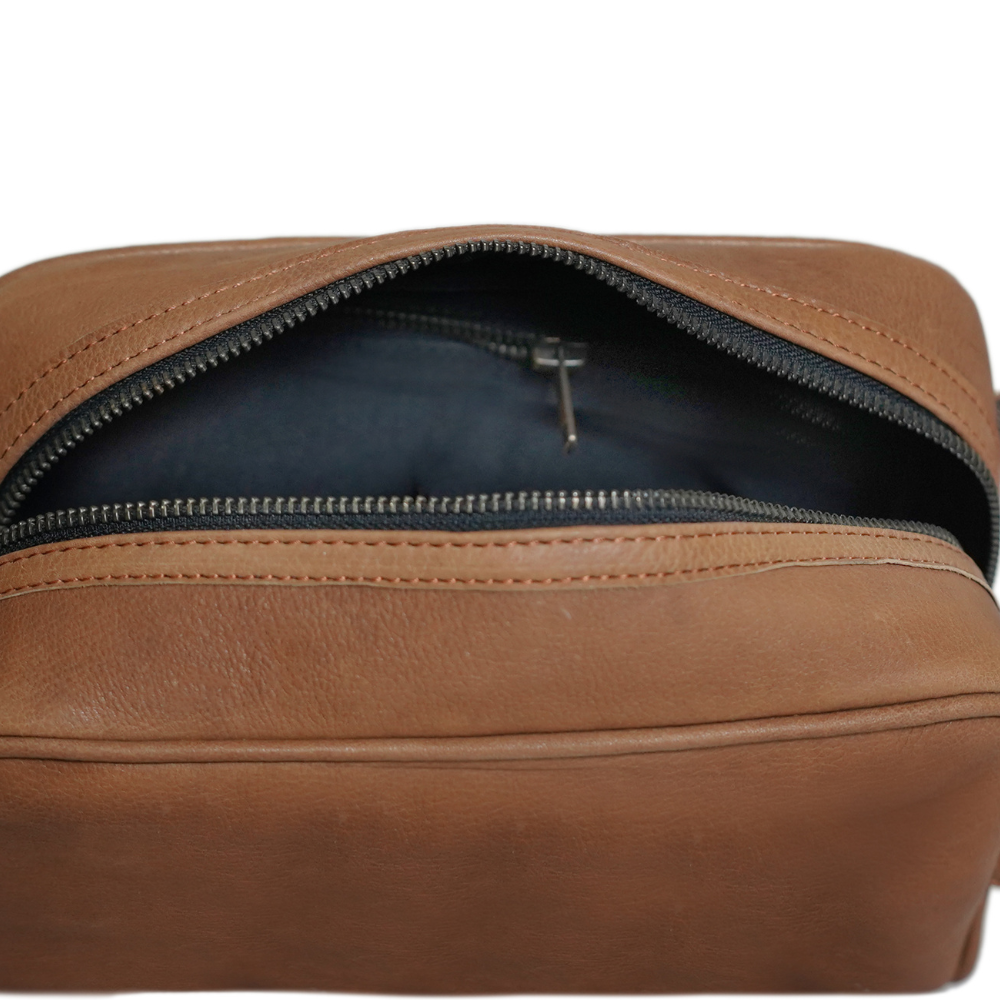 The Tan Classic Toiletry Bag