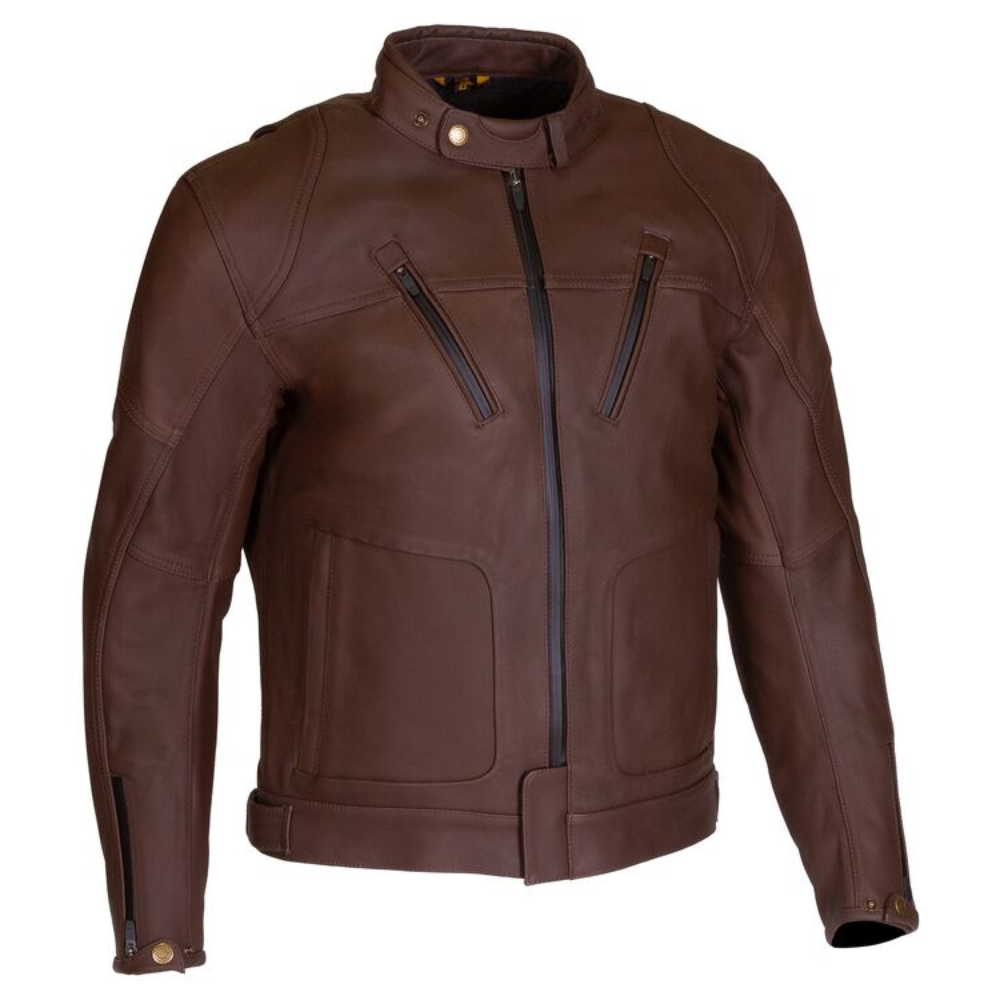 Brown Maverick Motorcycle Jacket
