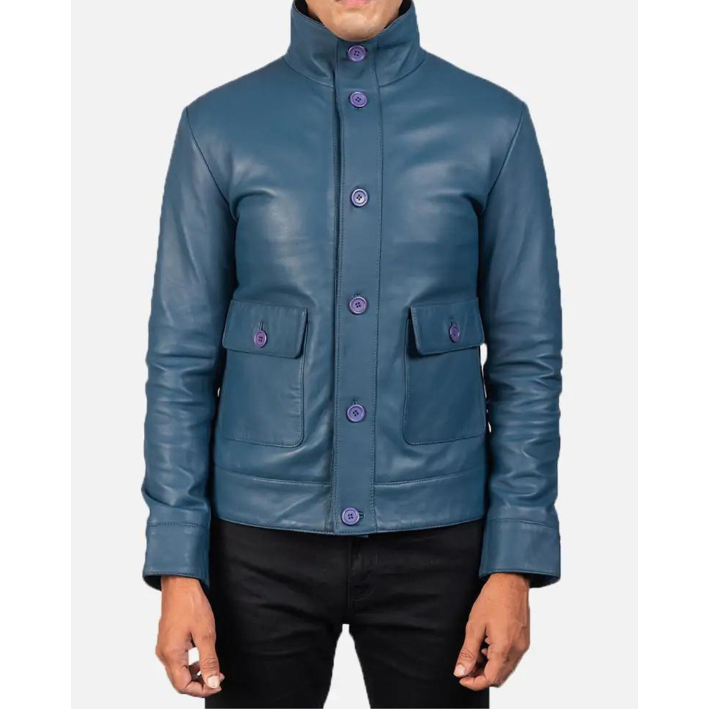 Blue-Barricade-Leather-Jacket