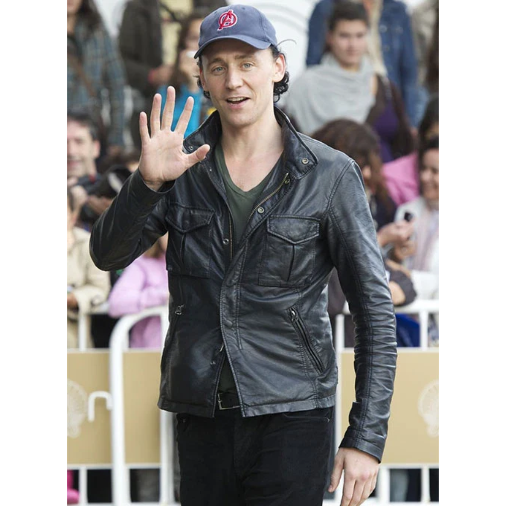 TOM HIDDLESTON LEATHER JACKET