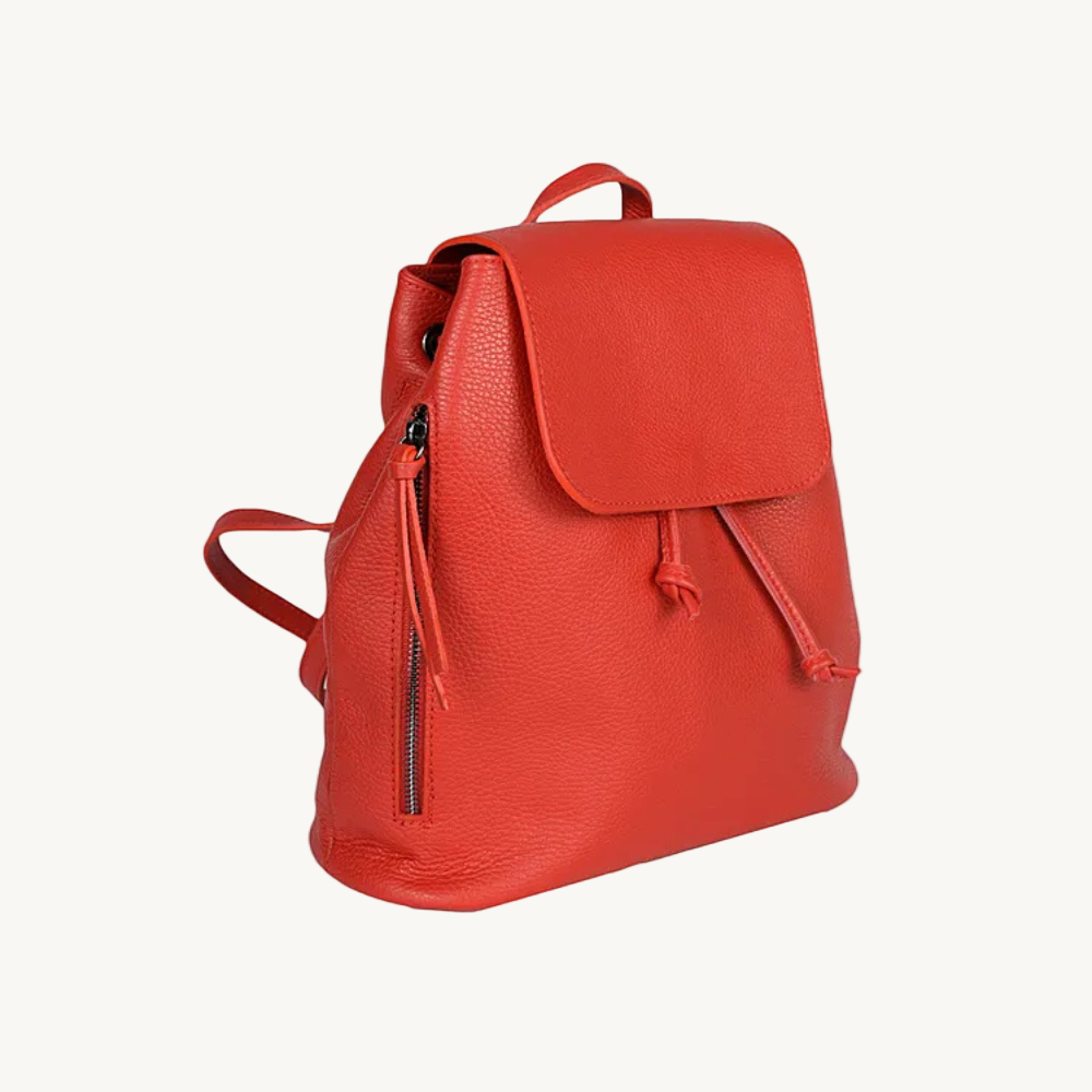 Red backpack