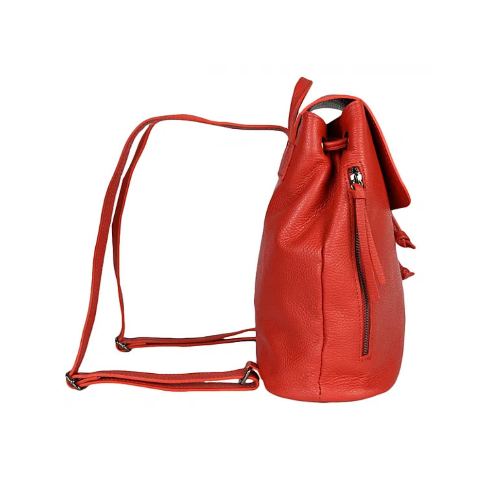 Regal Red Drawstring Backpack