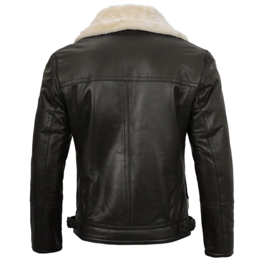 Black Alpha Shearling Jacket