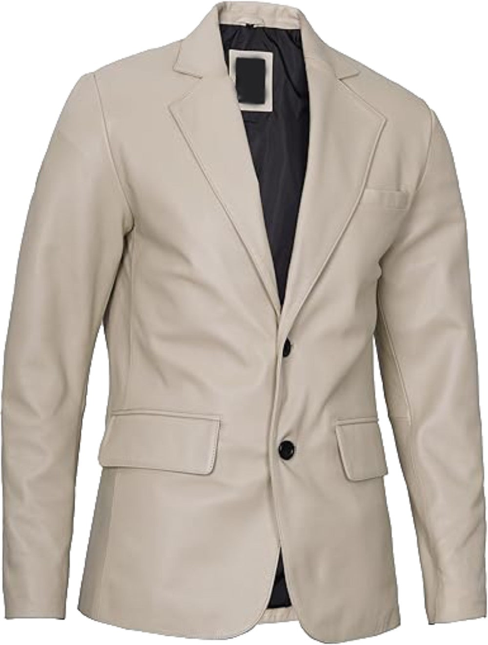 Beige Casual Classic Blazer