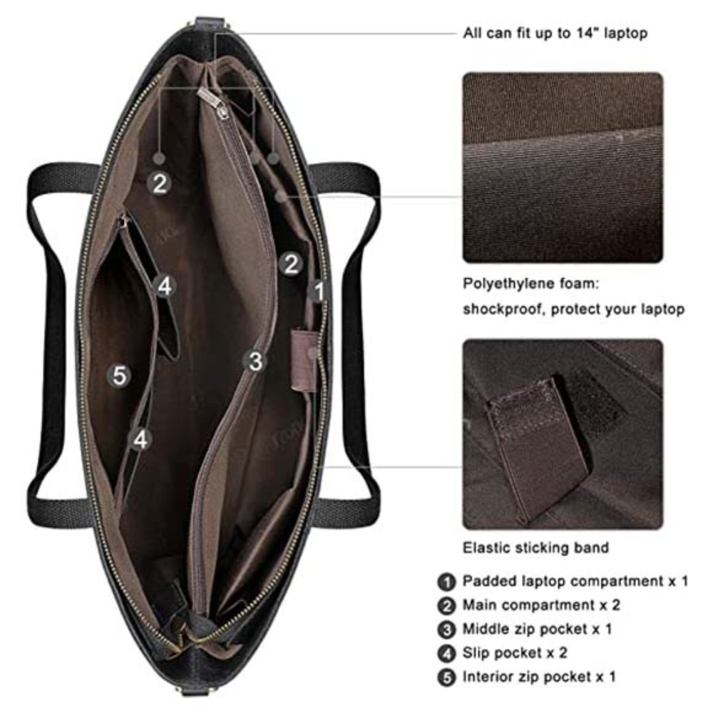 Black Oak Work Tote Bag