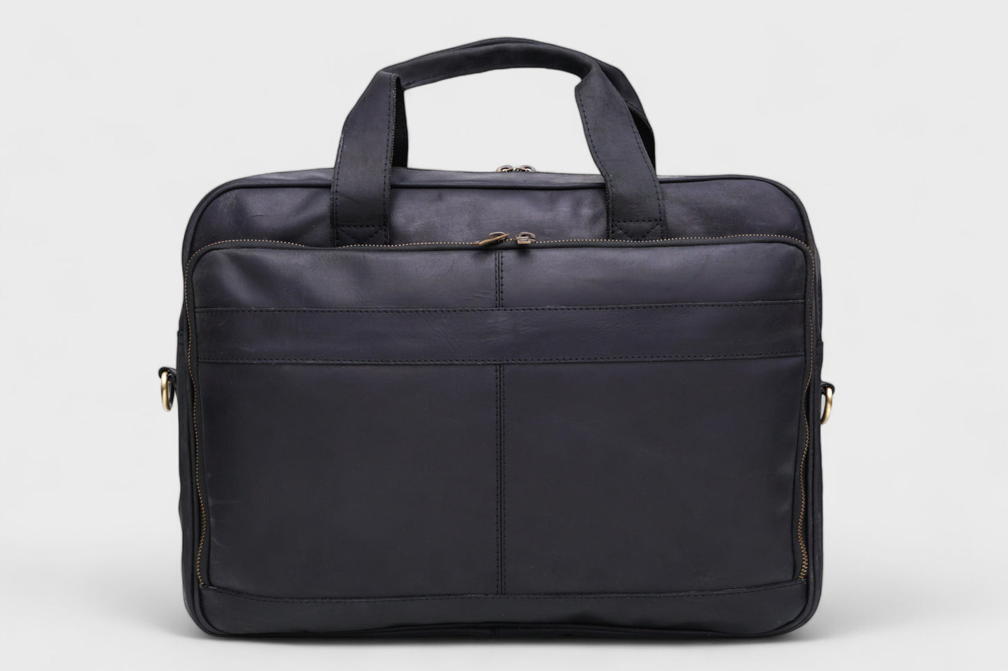 Black Leather Executive Briefcase