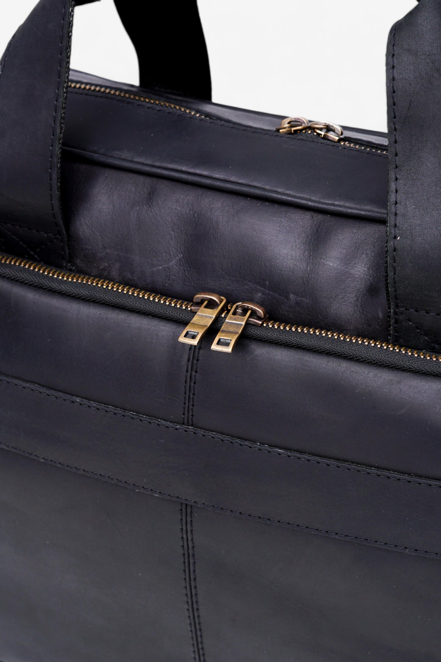 Black Leather Executive Briefcase