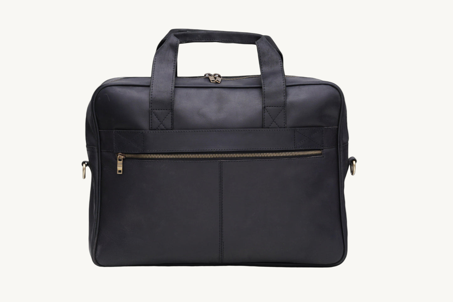 Black Leather Executive Briefcase