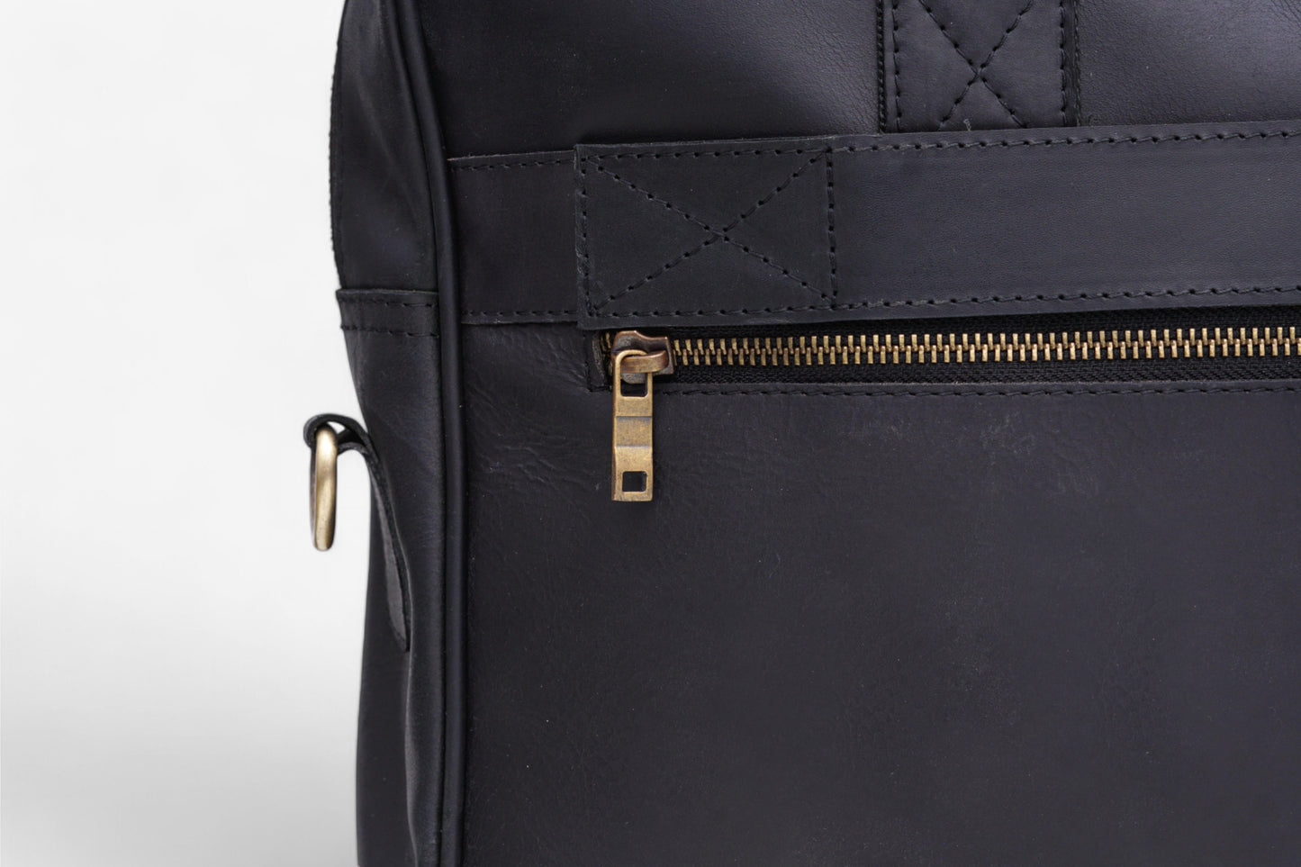 Black Leather Executive Briefcase