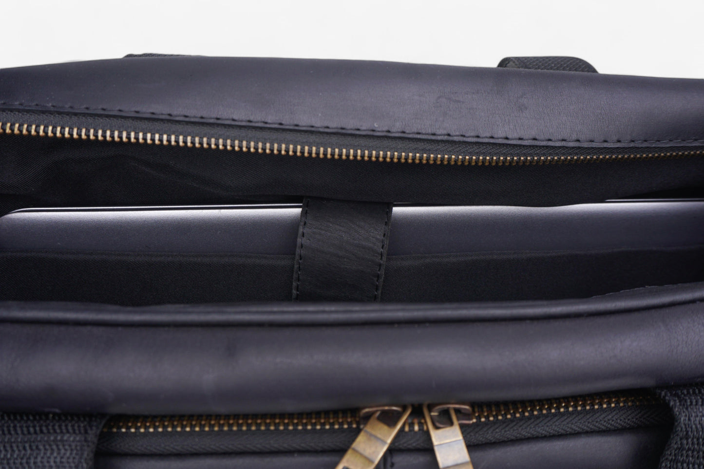 Black Leather Executive Briefcase