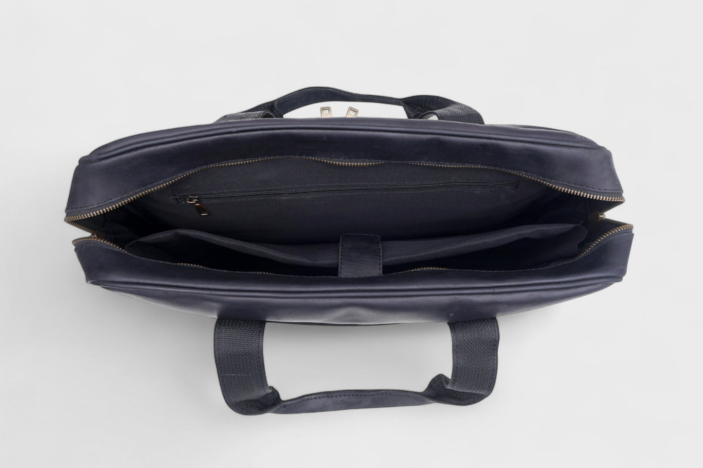 Black Leather Executive Briefcase