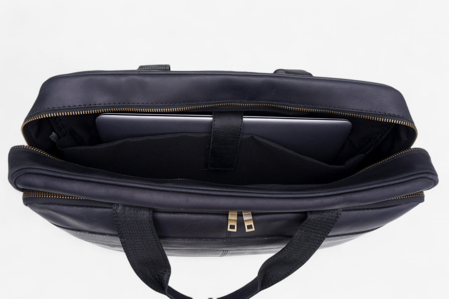 Black Leather Executive Briefcase
