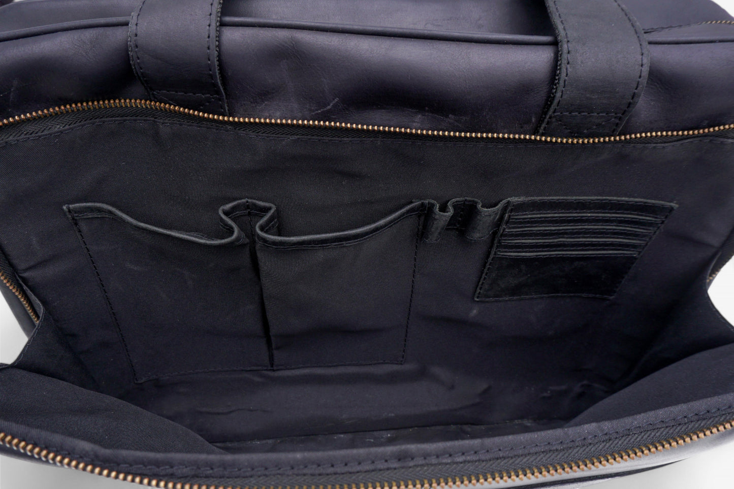 Black Leather Executive Briefcase