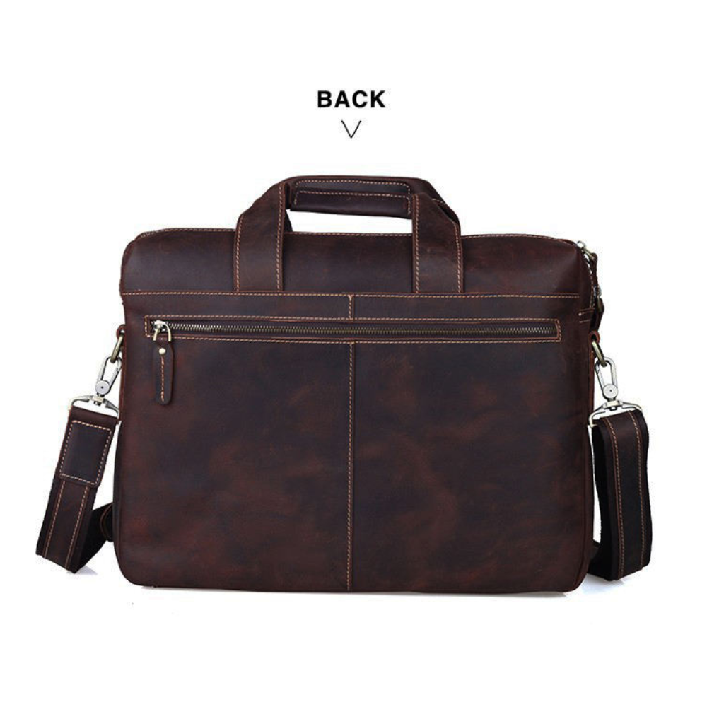 Dark Brown Heritage Messenger & Laptop Bag