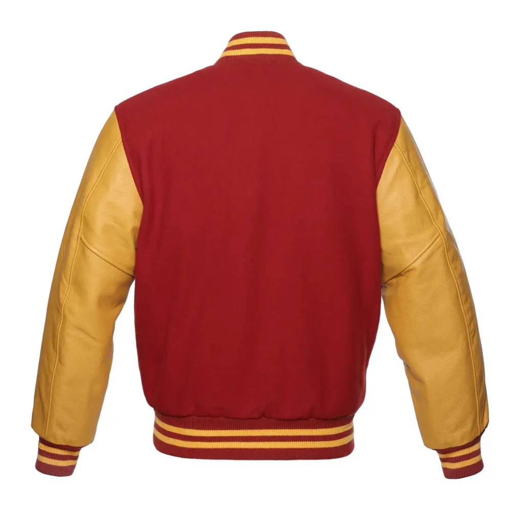 Red & Gold Monarch Varsity Jacket