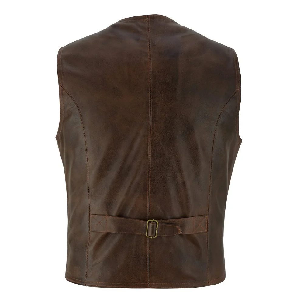 Vintage Brown Classic Vest