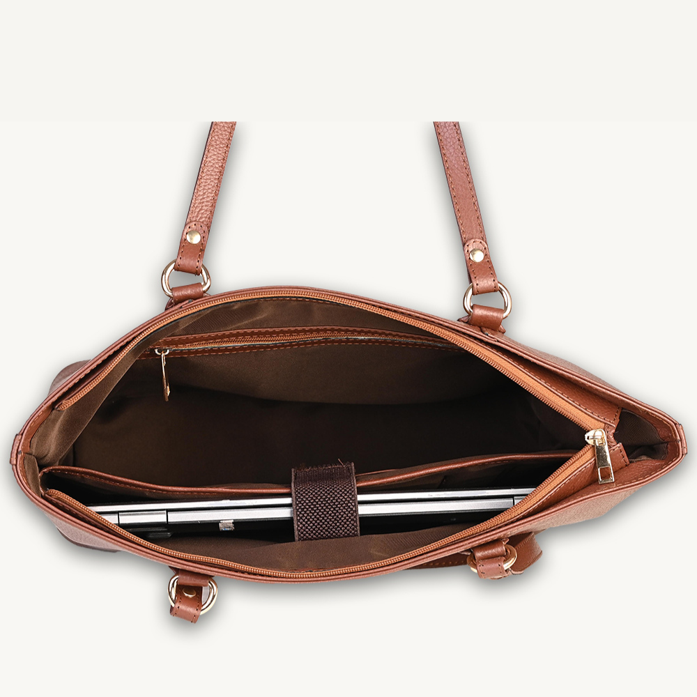 Warm Tan Professional Tote