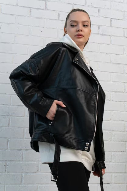 Plus Size Womens Leather Jackets