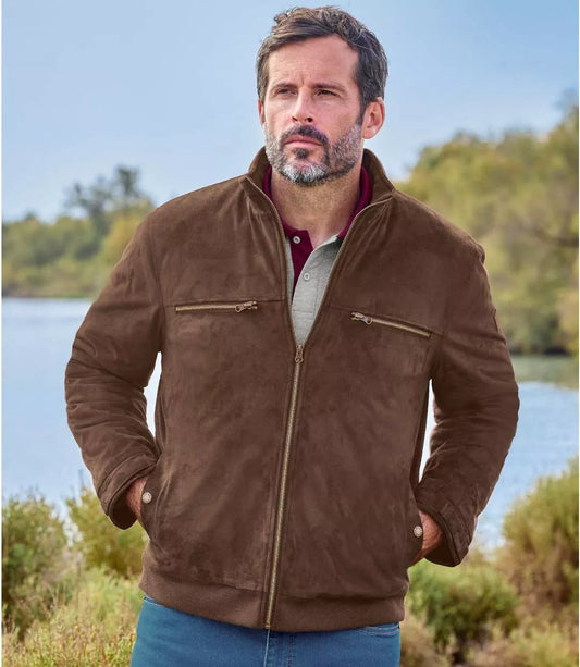 men suede jacket