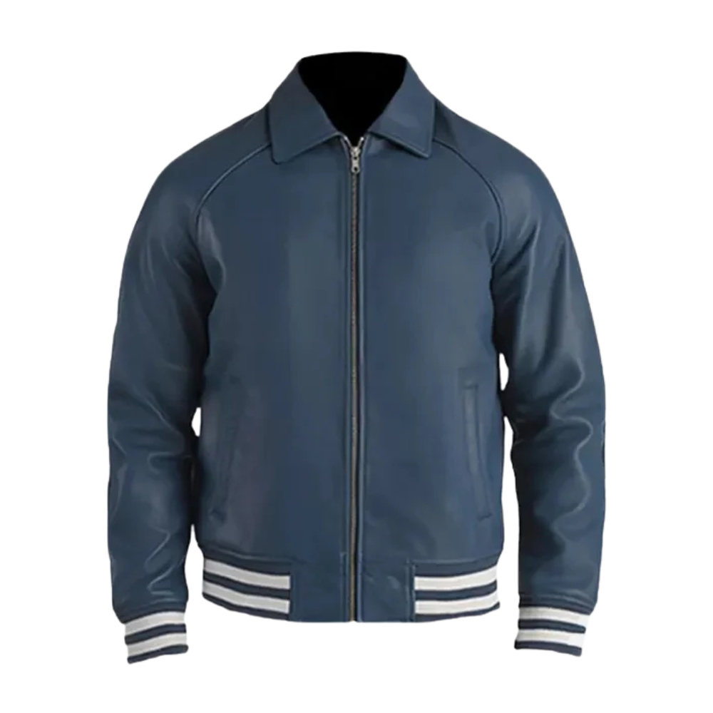 Women's Varsity Leather Jacket