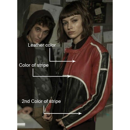 Ursula Corbero Money Heist Leather Jacket