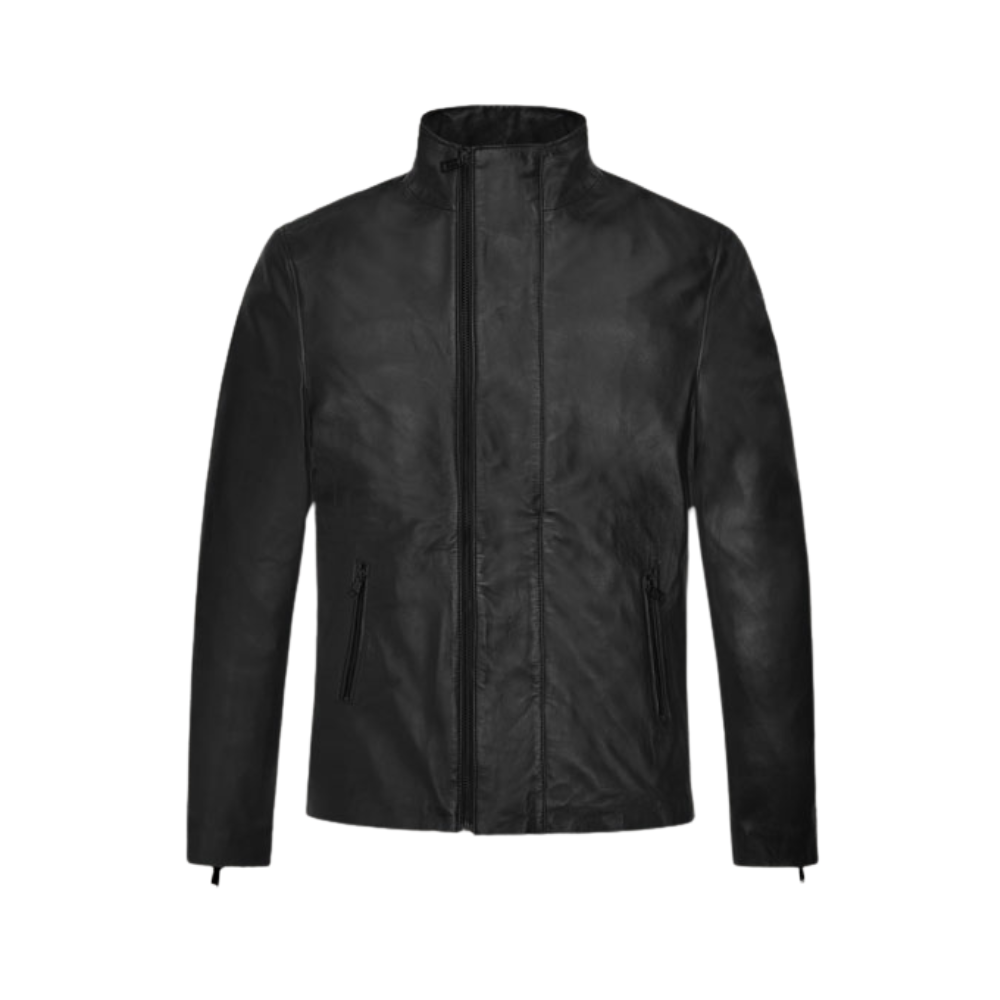 Tom Cruise Mission Impossible Black Leather Jacket