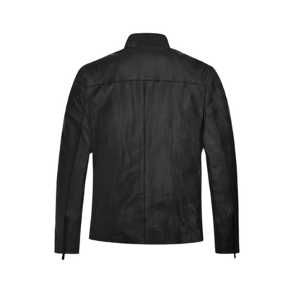 Tom Cruise Mission Impossible Black Leather Jacket