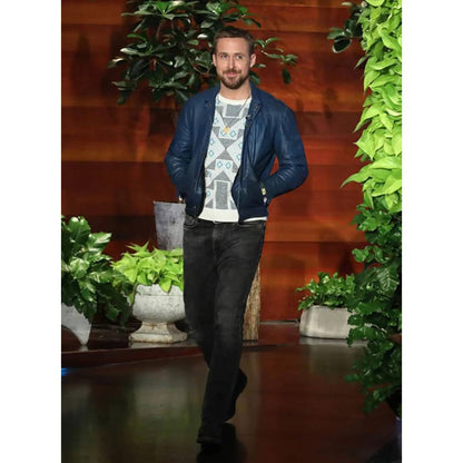 Ryan Gosling Halloween Decorations Leather Jacket