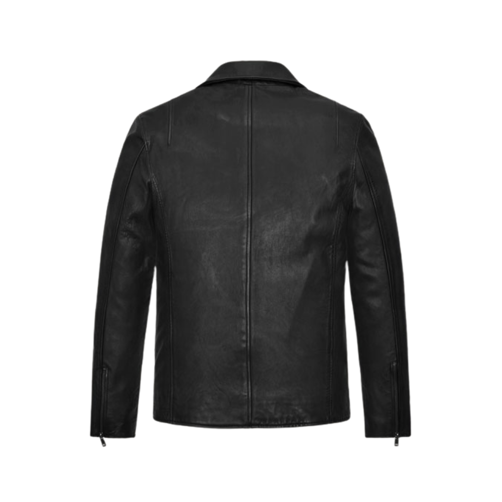 James Franco Biker Black Leather Jacket