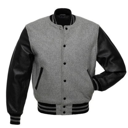 Grey & Black Legend Varsity Jacket