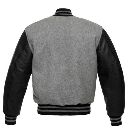 Grey & Black Legend Varsity Jacket