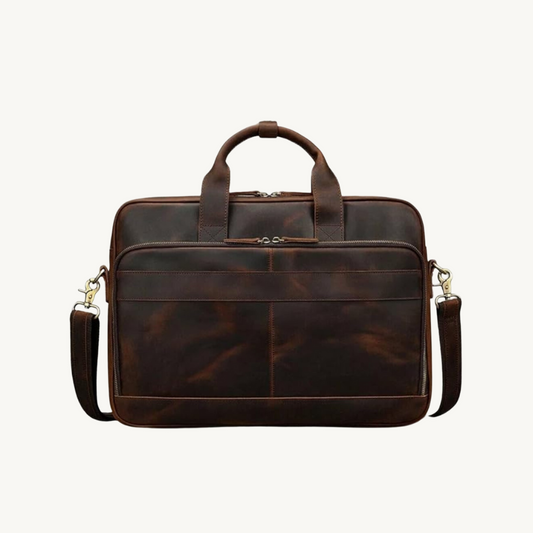 Brown Leather Executive Briefcase