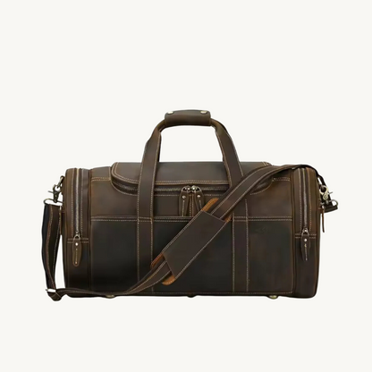 Brown Retro Duffle