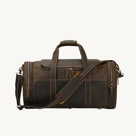 Brown Retro Duffle