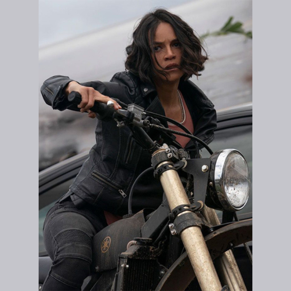 Michelle Rodriguez Fast & Furious 9 Leather Jacket