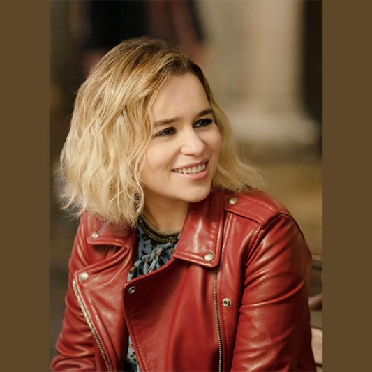 Emilia-Clarke's-Last-Christmas-Leather-Jacket