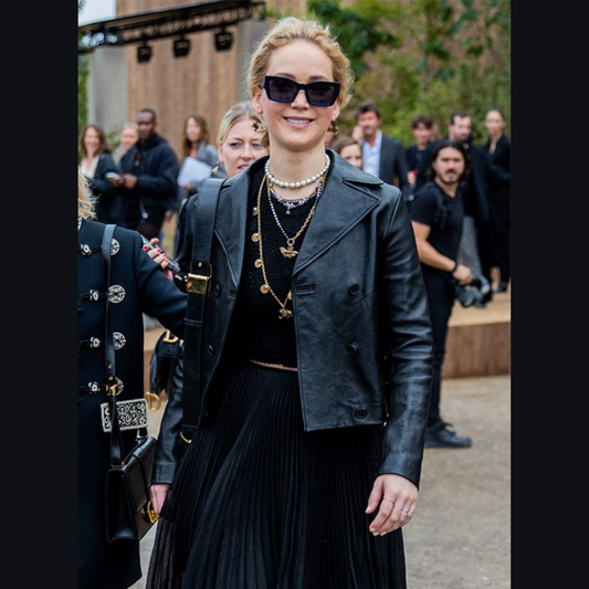 Jennifer Lawrence Leather Jacket