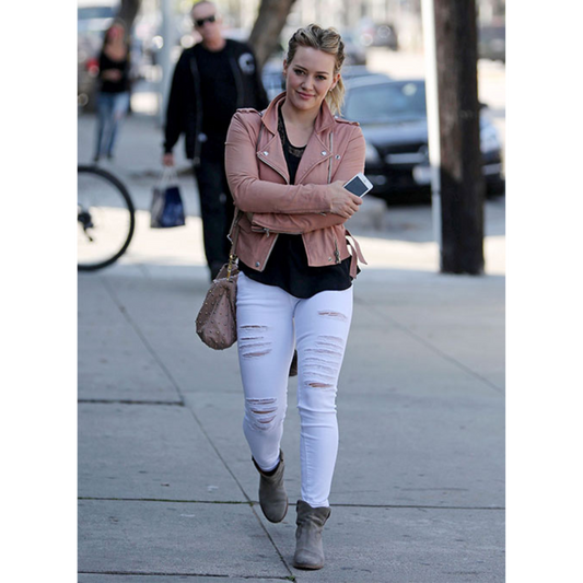 Hilary Duff Leather Jacket