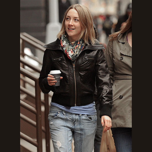 Saoirse Ronan Leather Jacket