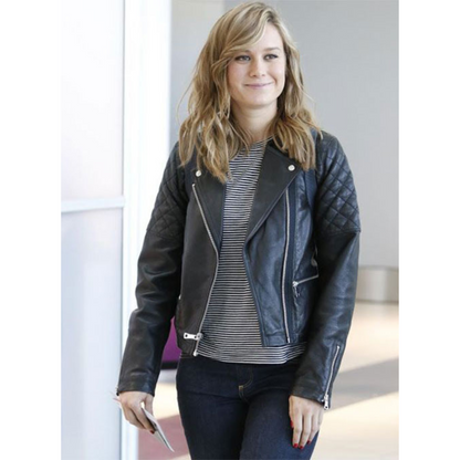 Brie Larson Leather Jacket