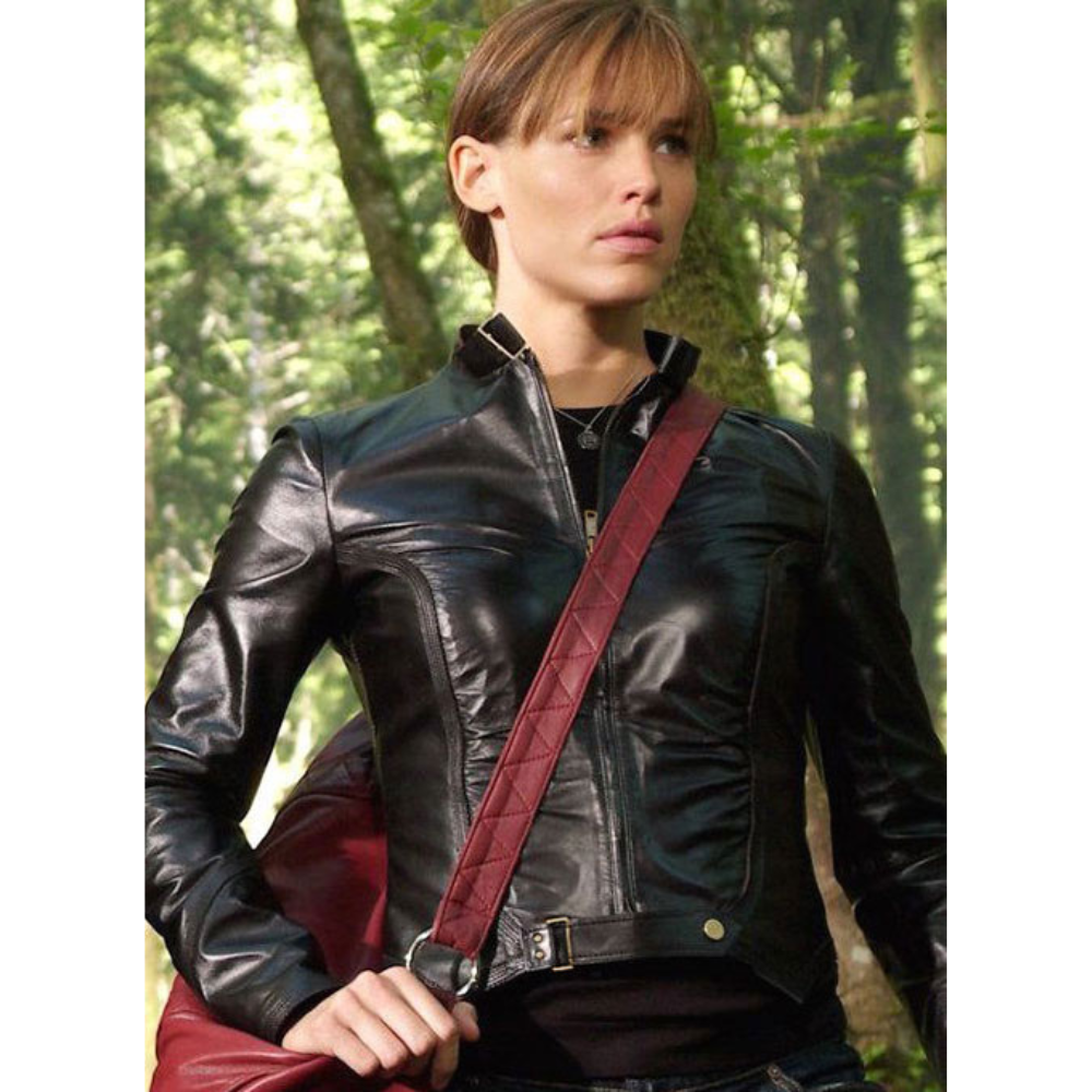 Jennifer Garner Elektra Leather Jacket