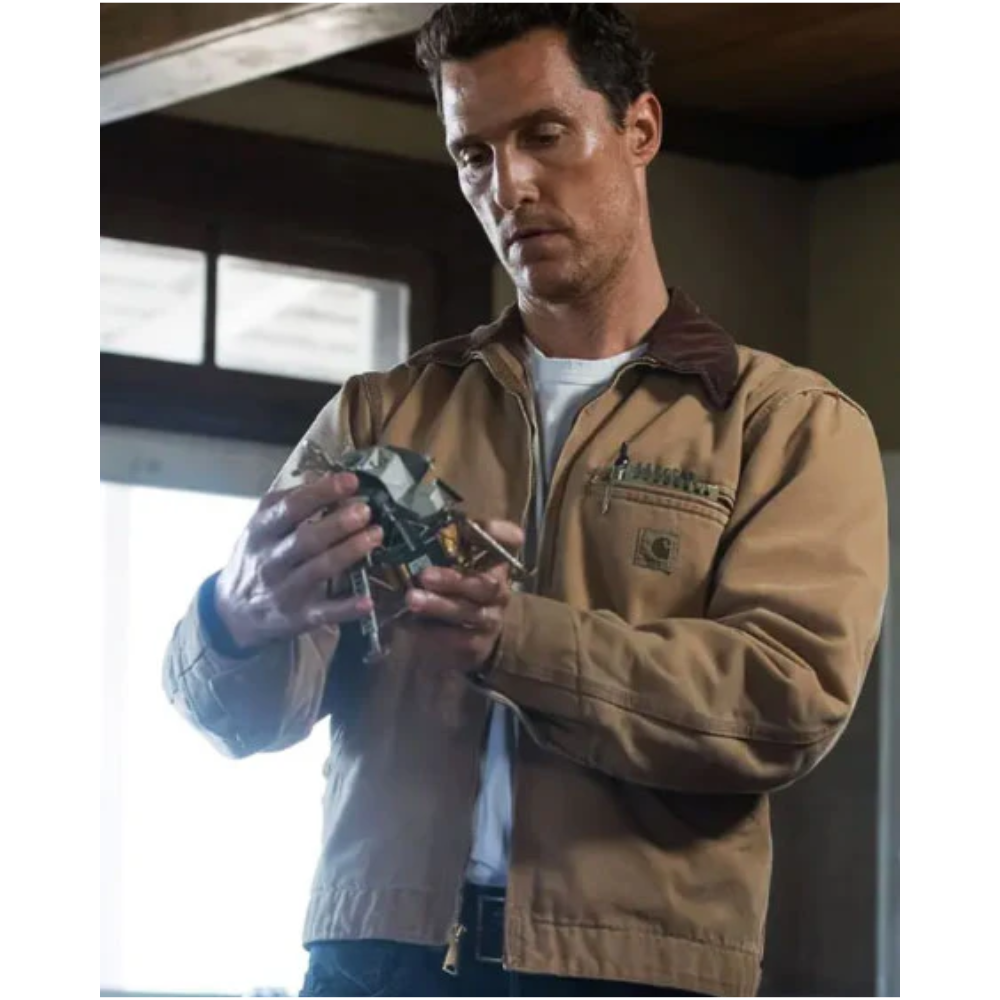 Matthew McConaughey (Cooper) in Interstellar Brown Jacket