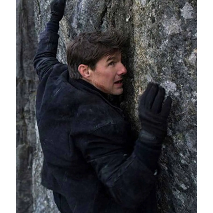 Mission Impossible 6 Tom Cruise Suede Leather Jacket