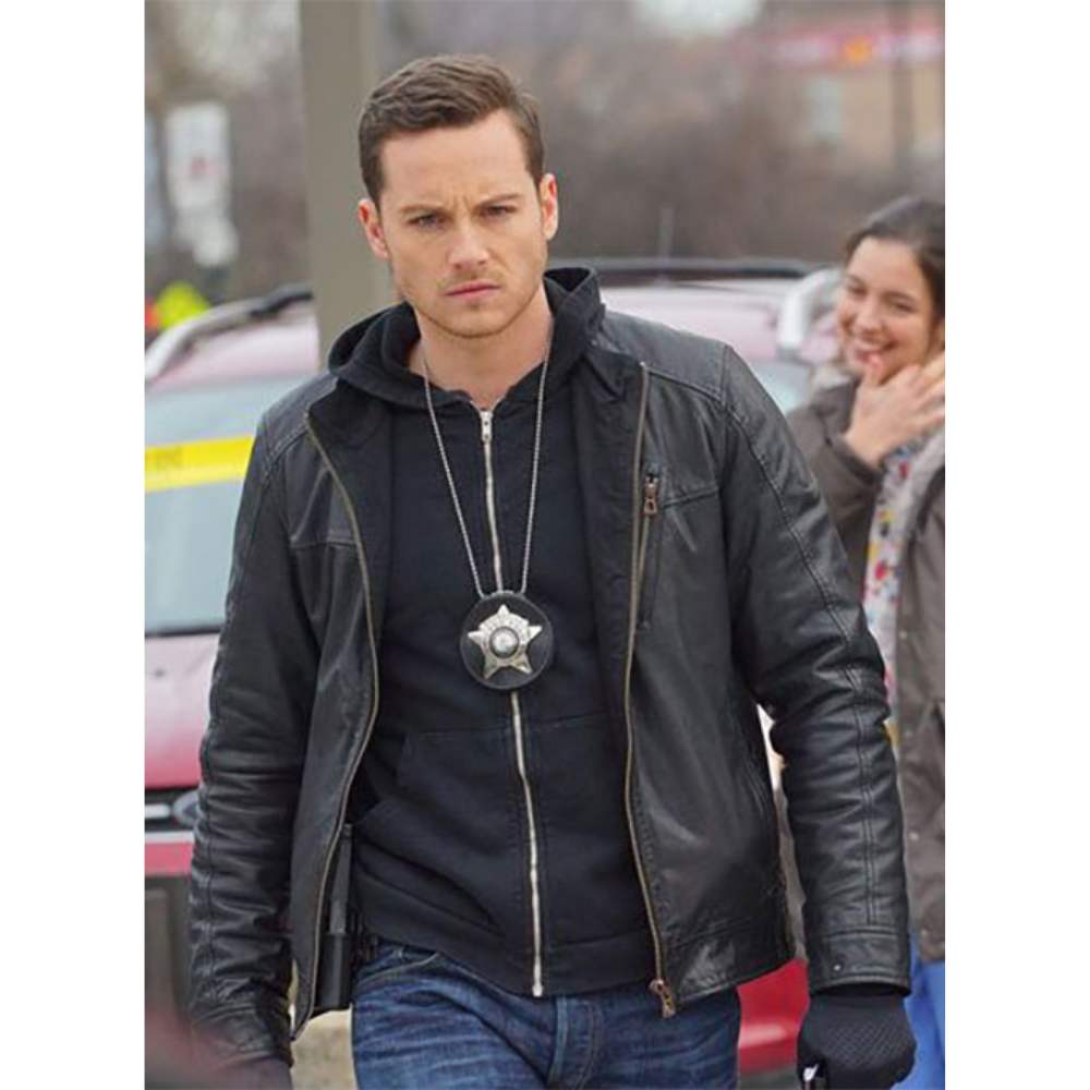 Jesse Lee Soffer Chicago P.D. Leather Jacket