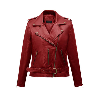 Emilia Clarke's Last Christmas Leather Jacket