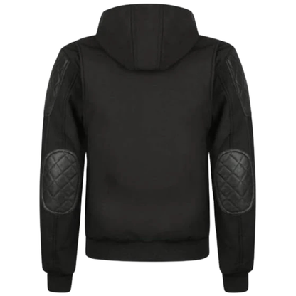 Black Delta Moto Biker Hoodie Jacket