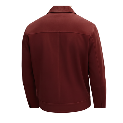 Eugenio Franceschini Emily In Paris Red Suede Jacket