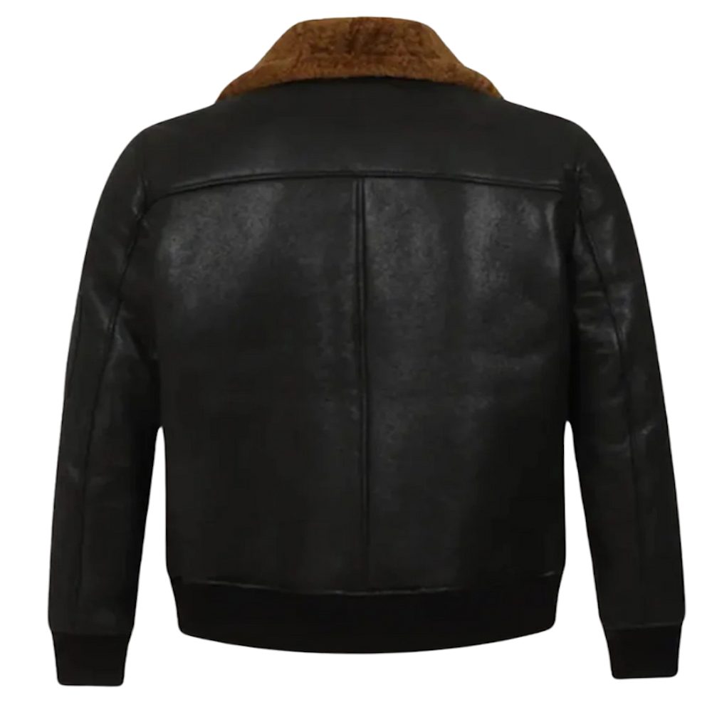 Black Rogue Shearling Jacket