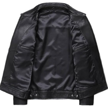 Premium Black Moto Jacket