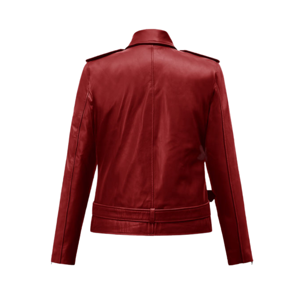 Emilia Clarke's Last Christmas Leather Jacket